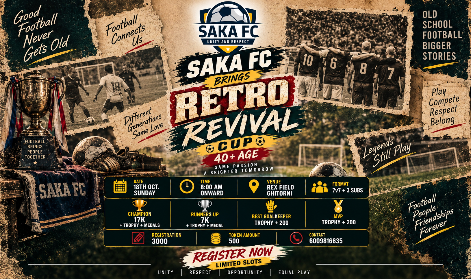 Retro Revival Cup 40+ Age 